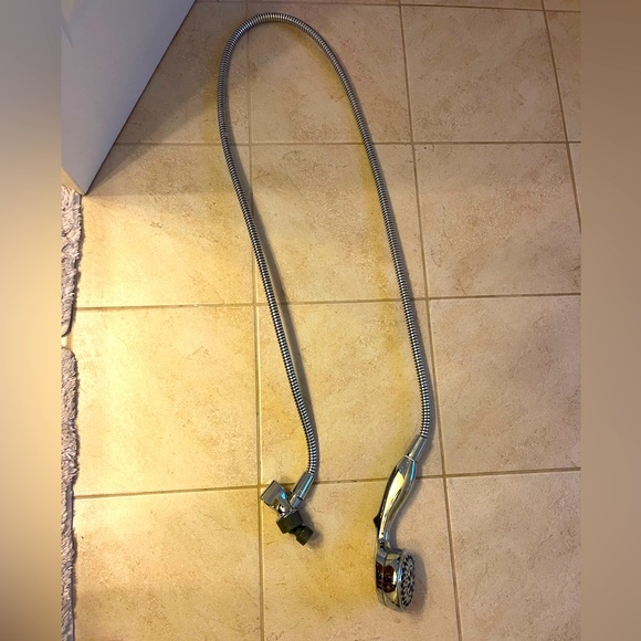 Delta Bath Delta Chrome Handheld Shower Head With Long Hose Shower